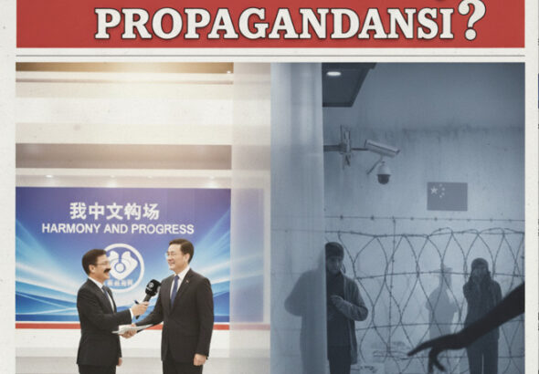 sherqi t&uuml;rkstan&rsquo;gha barghan t&uuml;rk hey&rsquo;etliri xitayning siyasiy propagandisigha xizmet qilmaqta