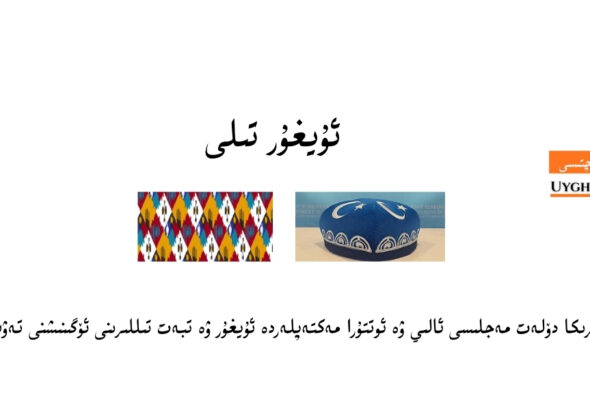 am&eacute;rika d&ouml;let mejlisi aliy we ottura mekteplerde uyghur we tbet tillirini &ouml;ginishni tewsiye qildi