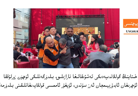 خىتاينىڭ گوللاندىيەدىكى تەشۋىقاتىغا قارشى نارازىلىق بىلدۈرگەنلىكى ئۈچۈن زورلۇققا ئۇچرىغان ئابدۇرېھىم غېنى ئەرز سۇندى