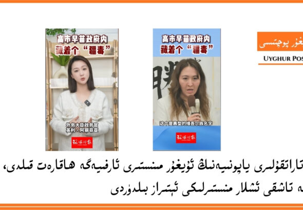 خىتاي تاراتقۇلىرى ياپونىيەدىكى ئۇيغۇر مىنىستىر ئارفىيەگە ھاقارەت قىلدى، ياپونىيە تاشقى ئىشلار مىنىستىرلىكى بۇنىڭغا ئېتىراز بىلدۈردى.