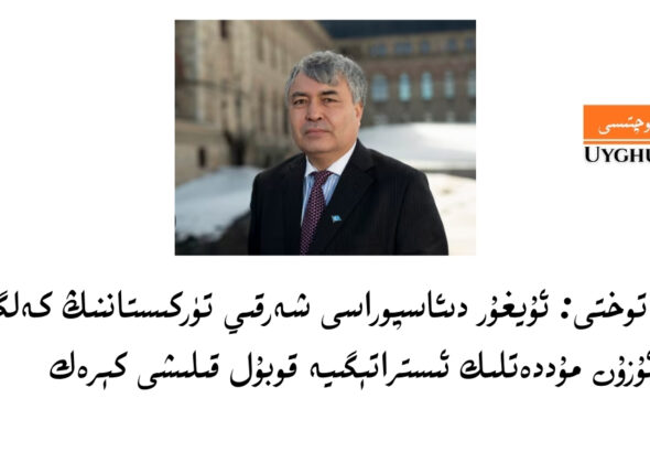 مەمەت توختى: ئۇيغۇر دىئاسپوراسى شەرقىي تۈركىستاننىڭ كەلگۈسى ئۈچۈن ئۇزۇن مۇددەتلىك ئىستراتېگىيە قوبۇل قىلىشى كېرەك